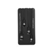 Power Bank 20000mAh LCD százalék kijelzés (USB, USB-C, Lightning, Micro USB) kimenet