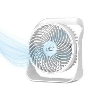   Vezeték nélküli asztali ventilátor USB-C töltés 5W 2000mAh 4 sebességfokozat 5,6"