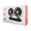 Autó ventilátor 2x5" állítható 12V-os