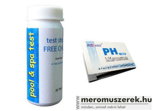 Medence klór és pH tesztcsík csomag