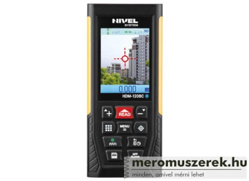 Nivel HDM-120BC kamerás, bluetooth-os lézeres távolságmérő 120m-ig