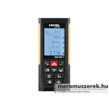   Nivel HDM-50G zöld lézeres távolságmérő 50m-ig, adatkapcsolattal