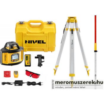   Nivel NL540 forgólézer csomag RD700 digitális érzékelővel, léccel és SJJ1 állvánnyal