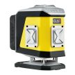 Nivel CL1R 1x360° piros fényű vonallézer (Bluetooth, 17 mm alacsony padlóvonal, Li-ion akkuval falitartóval kofferben)