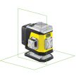Nivel CL2G 2x360° zöld fényű keresztlézer (Bluetooth, 17 mm alacsony padlóvonal, Li-ion akku, falitartóval, emelővel, kofferben)