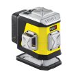 Nivel CL2R 2x360° piros keresztlézer (Bluetooth, 17 mm alacsony padlóvonal, Li-ion akkuval falitartóval emelővel kofferben)