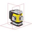 Nivel CL3R 3x360° piros 3D keresztlézer (Bluetooth, 17 mm alacsony padlóvonal, Li-ion akkuval falitartóval emelővel kofferben)