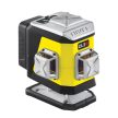 Nivel CL3R 3x360° piros 3D keresztlézer (Bluetooth, 17 mm alacsony padlóvonal, Li-ion akkuval falitartóval emelővel kofferben)