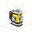 Nivel CL4G 4x360° zöld 4D keresztlézer (Bluetooth, 17 mm padlóvonal, Li-ion akkuval falitartóval emelővel kofferben)