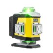 Nivel CL4G 4x360° zöld 4D keresztlézer (Bluetooth, 17 mm padlóvonal, Li-ion akkuval falitartóval emelővel kofferben)