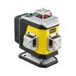 Nivel CL4G 4x360° zöld 4D keresztlézer (Bluetooth, 17 mm padlóvonal, Li-ion akkuval falitartóval emelővel kofferben)