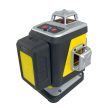 Nivel CL4R 4x360° piros 4D keresztlézer (Bluetooth, 17 mm padlóvonal, Li-ion akkuval falitartóval emelővel, kofferben)