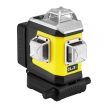 Nivel CLx3G 3x360° zöld 3D keresztlézer fémházban (Centrírozó adapter, Bluetooth, akkuval falitartóval, kofferben)