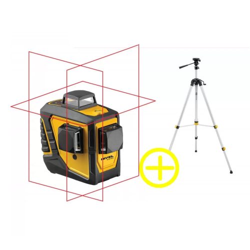 Nivel CL3D keresztlézer + SJJ M1 EX emelőfejes állvány