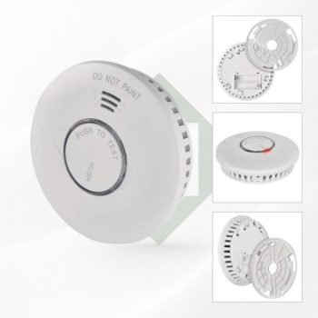   GoSmart TS380C-HW Intelligens Wi-Fi Füstérzékelő és Tűzjelző – 10 év élettartam, 85dB sziréna Emos (P56500S)