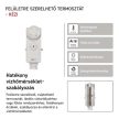 Manuális felületre szerelhető csőtermosztát