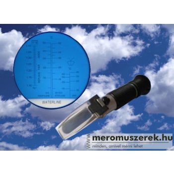   Refraktométer gyümölcslevekhez, emulziós olajokhoz, kenőolajokhoz