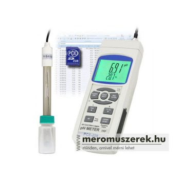 PCE-228 PH, hőmérséklet, szennyezettség mérő