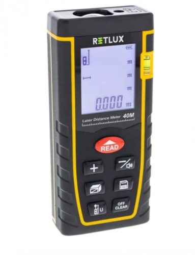 Retlux RHT-100 lézeres távolságmérő 40m