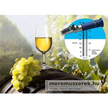   Gyümölcs cukortartalom mérő refraktométer (RHW-25BATC) 0-40 Brix%