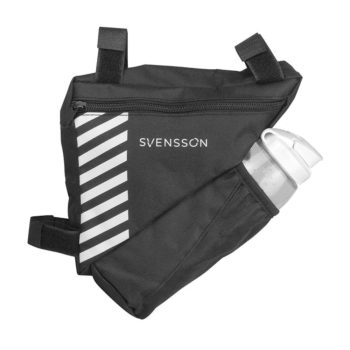   Svensson fekete kerékpáros táska vázra kulacstartóval háromszög alakú 1L