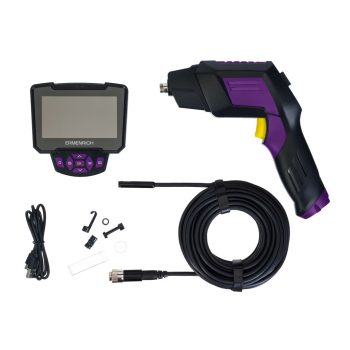   Seek VE50 ipari endoszkóp 4,3" LCD kijelzővel, 10 m flexibilis kábellel, ultravékony 5,5 mm-es IP67 kamerával Ermenrich