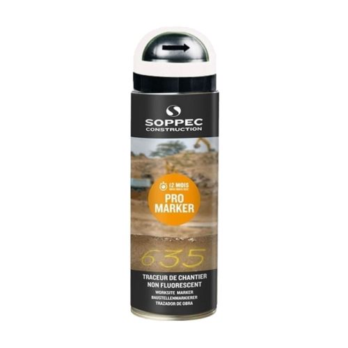 Soppec ProMarker építőipari és geodéziai jelölőfesték, fehér, 12 hónapos hatóidő, 500 ml