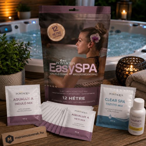 EasySPA jakuzzi vízkezelő csomag 12 hétre – aktív oxigénes SPA vegyszercsomag
