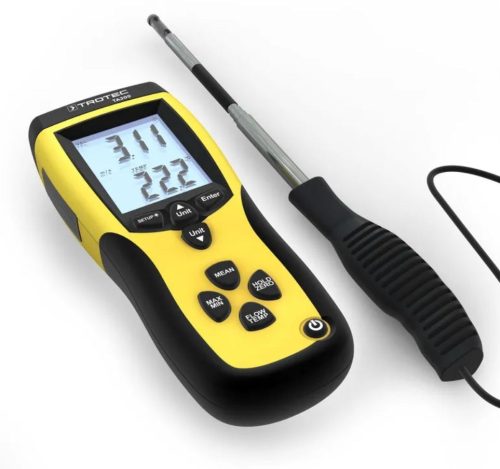 TA300 levegő hőfok-, áramlás- és térfogatáram mérő (USB interface)