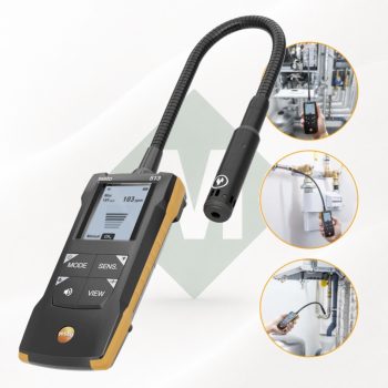   Testo 513 gázszivárgás-kereső rugalmas érzékelővel – CH₄, propán, bután, H₂