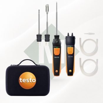   testo 0563 0010 Smart Probe épületgépész szett – 915i hőmérő + 510i differenciálnyomás-mérő