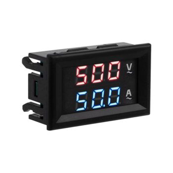   Digitális beépíthető feszültség áramerősség mérő AC 50A/500V
