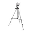 Univerzális kihúzható tripod állvány dönthető fejjel 133 cm-ig