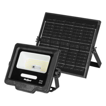 Rebel 60W-os napelemes reflektor távirányítóval