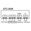 STC-3028 230V-os beépíthető termosztát páratartalom mérővel