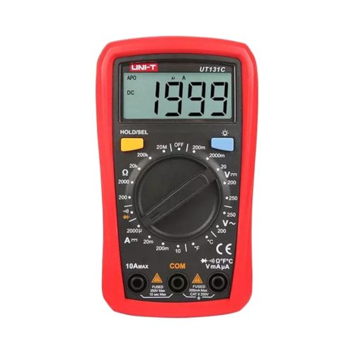 UT131C digitális multiméter, hőmérséklet méréssel