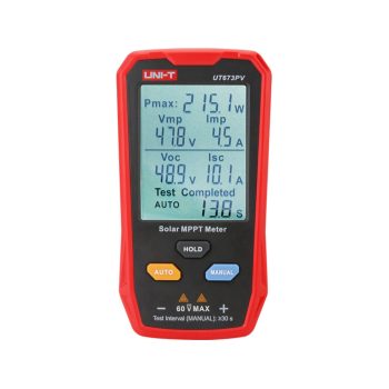 Uni-T UT673PV napelemes MPPT mérő