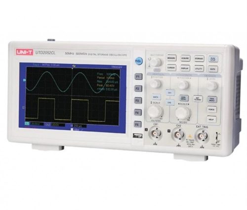 Uni-T UTD2052CL oszcilloszkóp 2 csatornás asztali digitális 