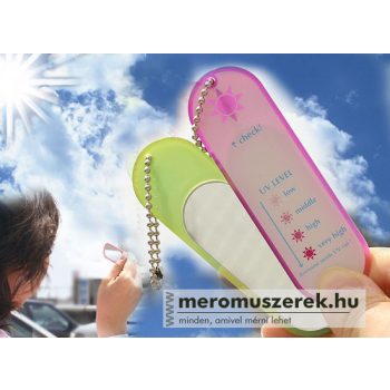 UV sugárzásmérő kulcstartó (UVMK)