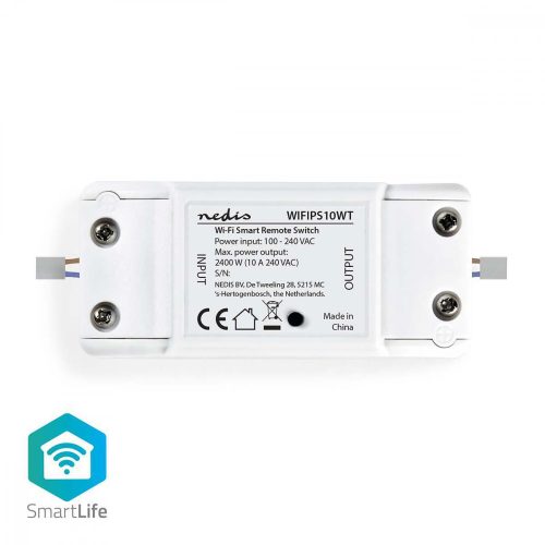 Smartlife intelligens Wi-Fi-s kapcsoló 230V 10A telefonról is vezérelhető