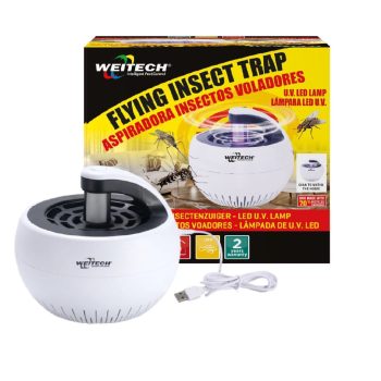   Weitech  vegyszermentes UV szúnyog- és rovarcsapda lakásba 30 m² USB