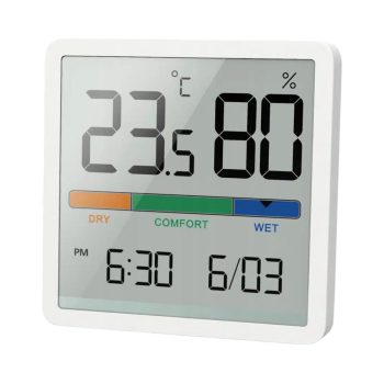 Digitális páratartalom és hőmérséklet kijelző