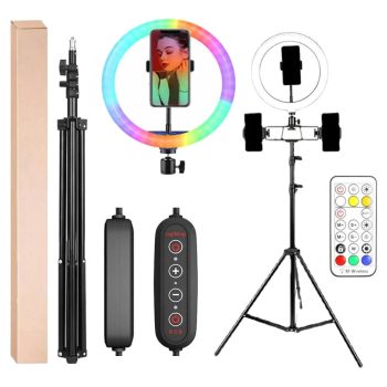 RGB körgyűrűs szelfilámpa