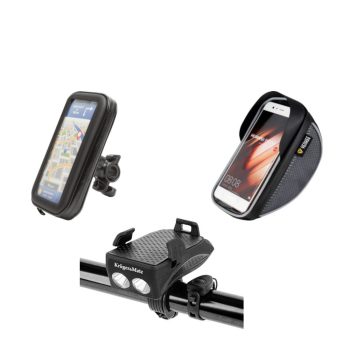Kerékpáros telefontartó, mobiltartó 