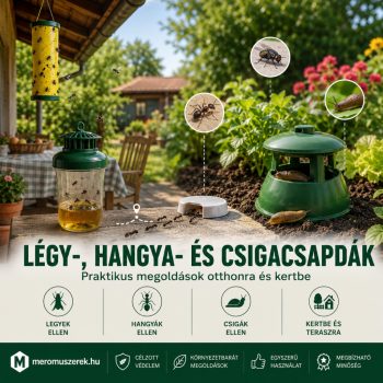 Légy-, hangya- és csigacsapdák