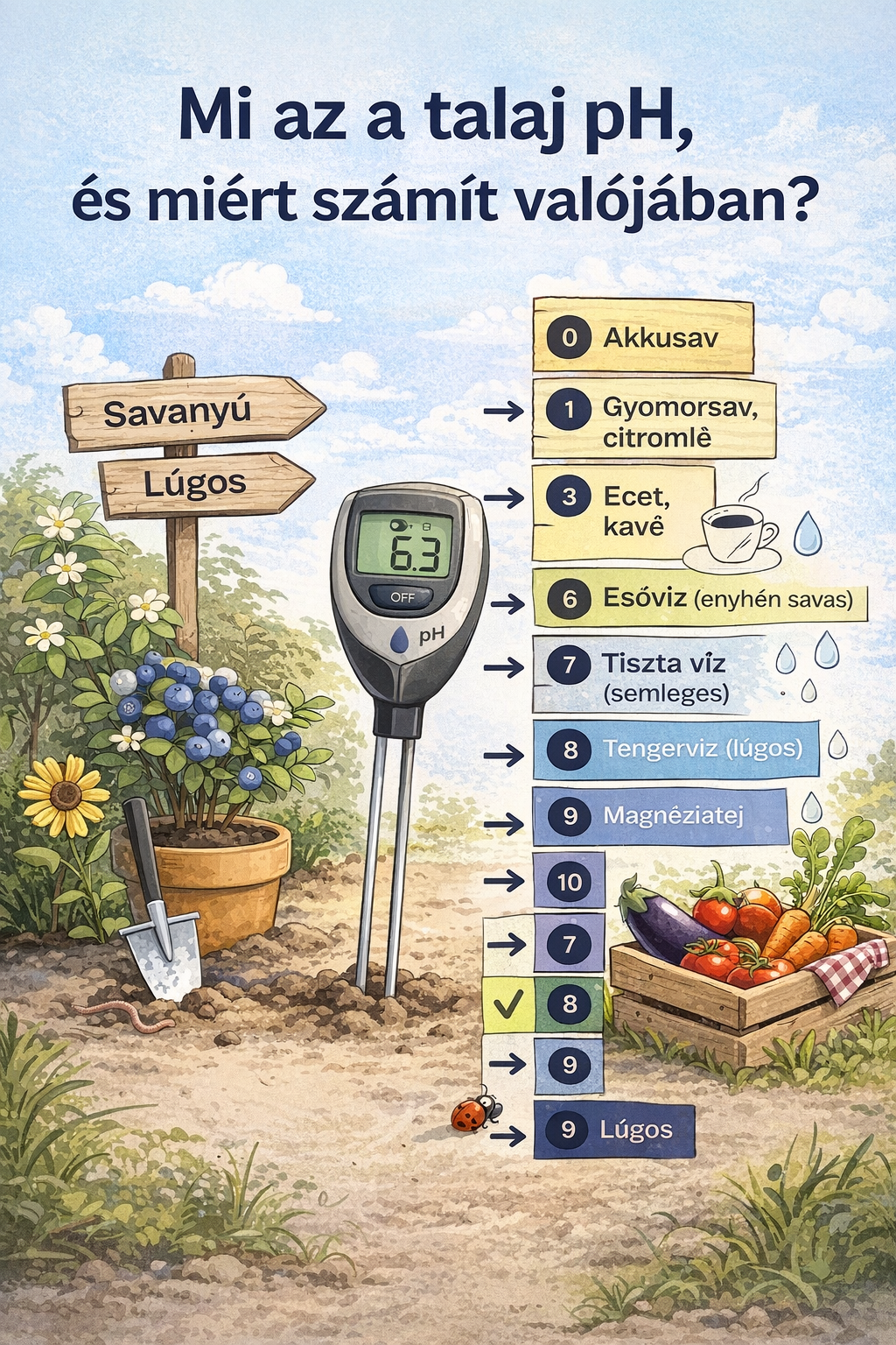 Mi az a talaj pH, és miért számít valójában? 1 rész